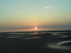 Talacre Beach at Sunset by Tim Blackburn